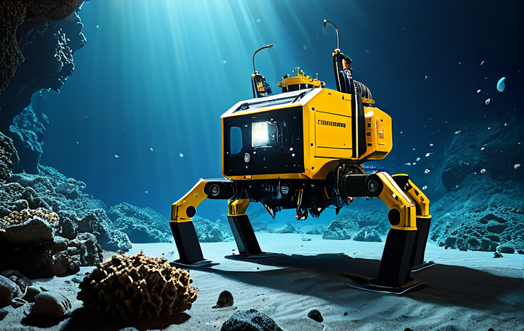 심해 생태계 탐사와 식민지 확장의 관계 - Deep-Sea Research Vessel**

"A state-of-the-art research vessel on the surface of a dark ocean, depl...