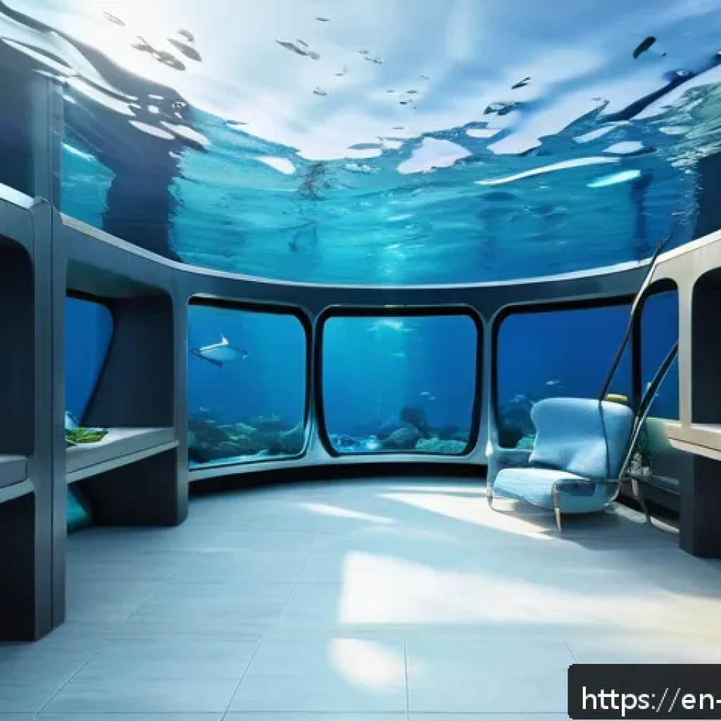 심해 식민지 구상의 글로벌 정책 제안 - A futuristic underwater habitat powered by ocean thermal energy conversion (OTEC) systems: sleek mod...
